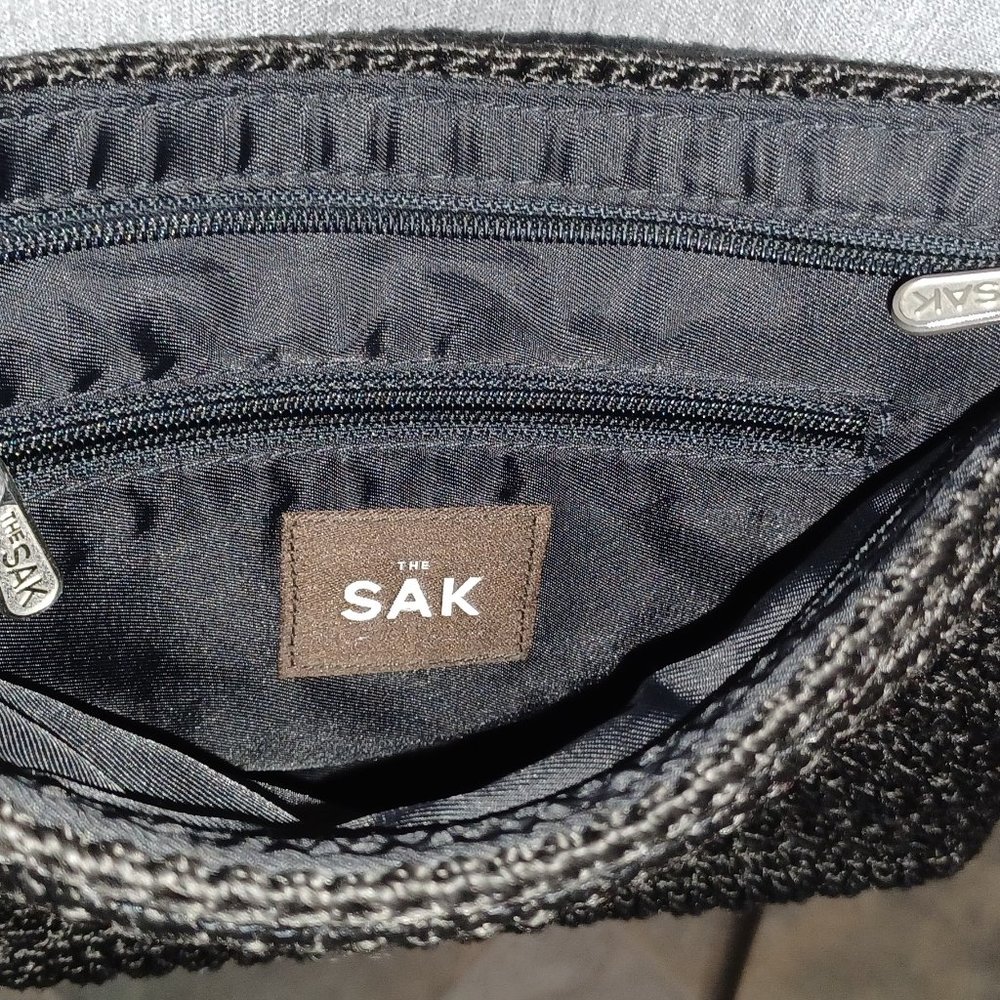 The Sak Black Crochet Crossbody Bag - Picture 8 of 9